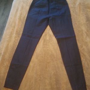 NY&C Navy High Waist Slim Leg Pant